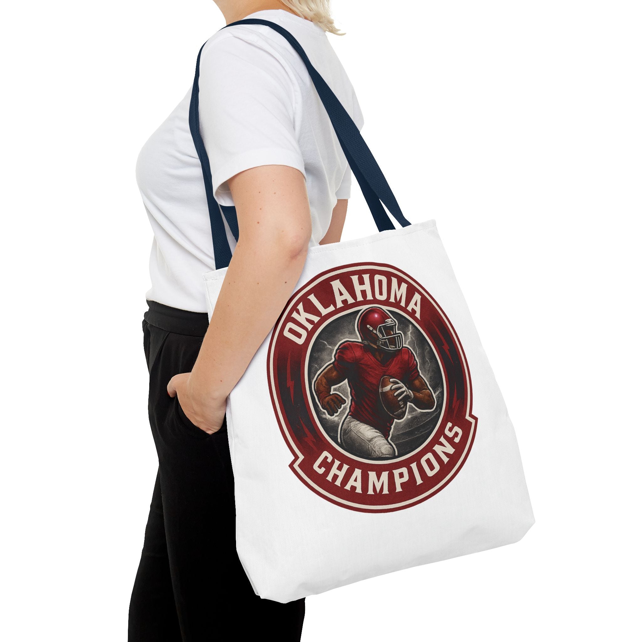 Oklahoma Champions Tote Bag, Sports Fan Tote