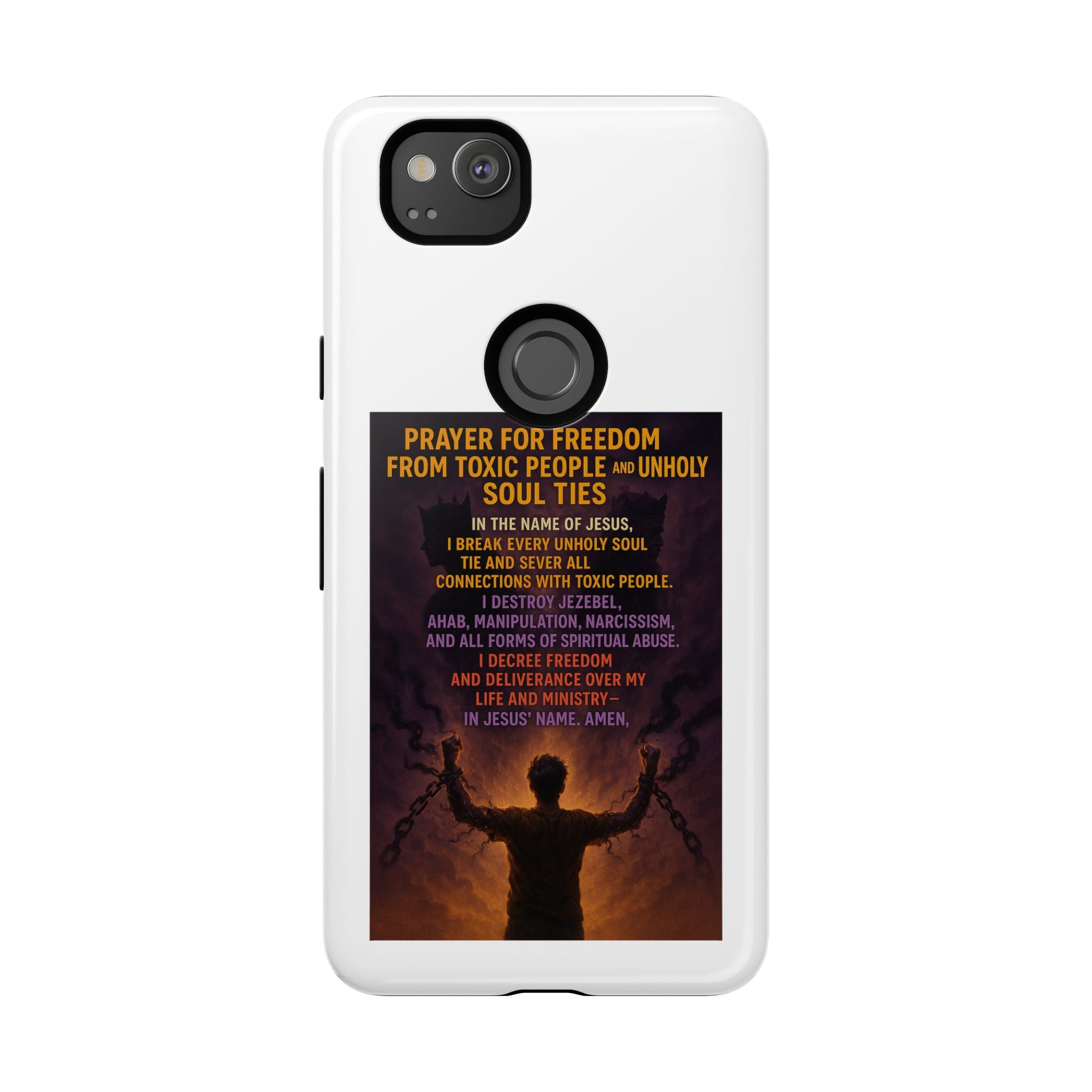 Tough Cases: Empowering Phone Case with Inspirational Prayer