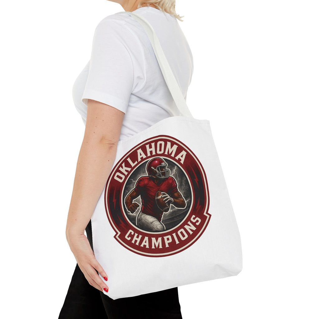 Oklahoma Champions Tote Bag, Sports Fan Tote
