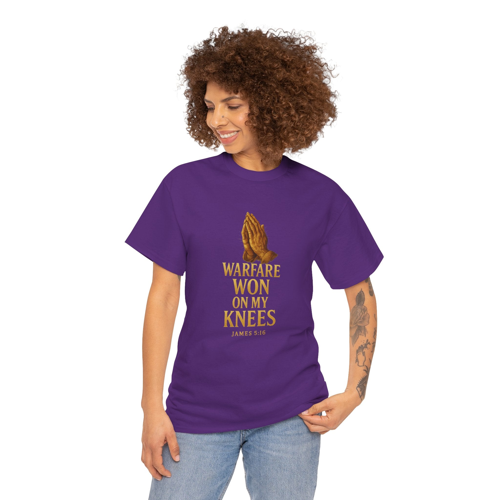 Warfare Won on My Knees Unisex Tee