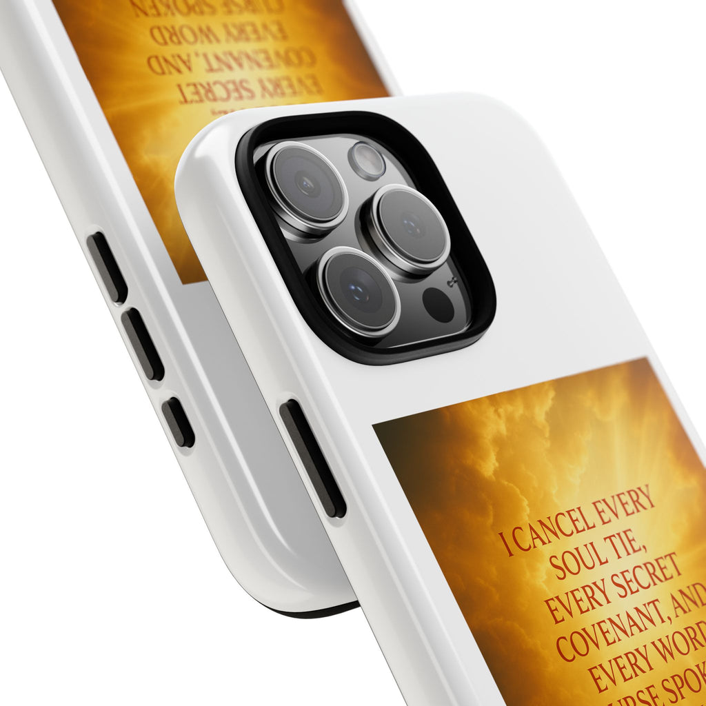 Inspirational Phone Case: Walk in Freedom and Fire