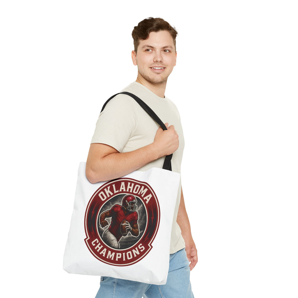 Oklahoma Champions Tote Bag, Sports Fan Tote