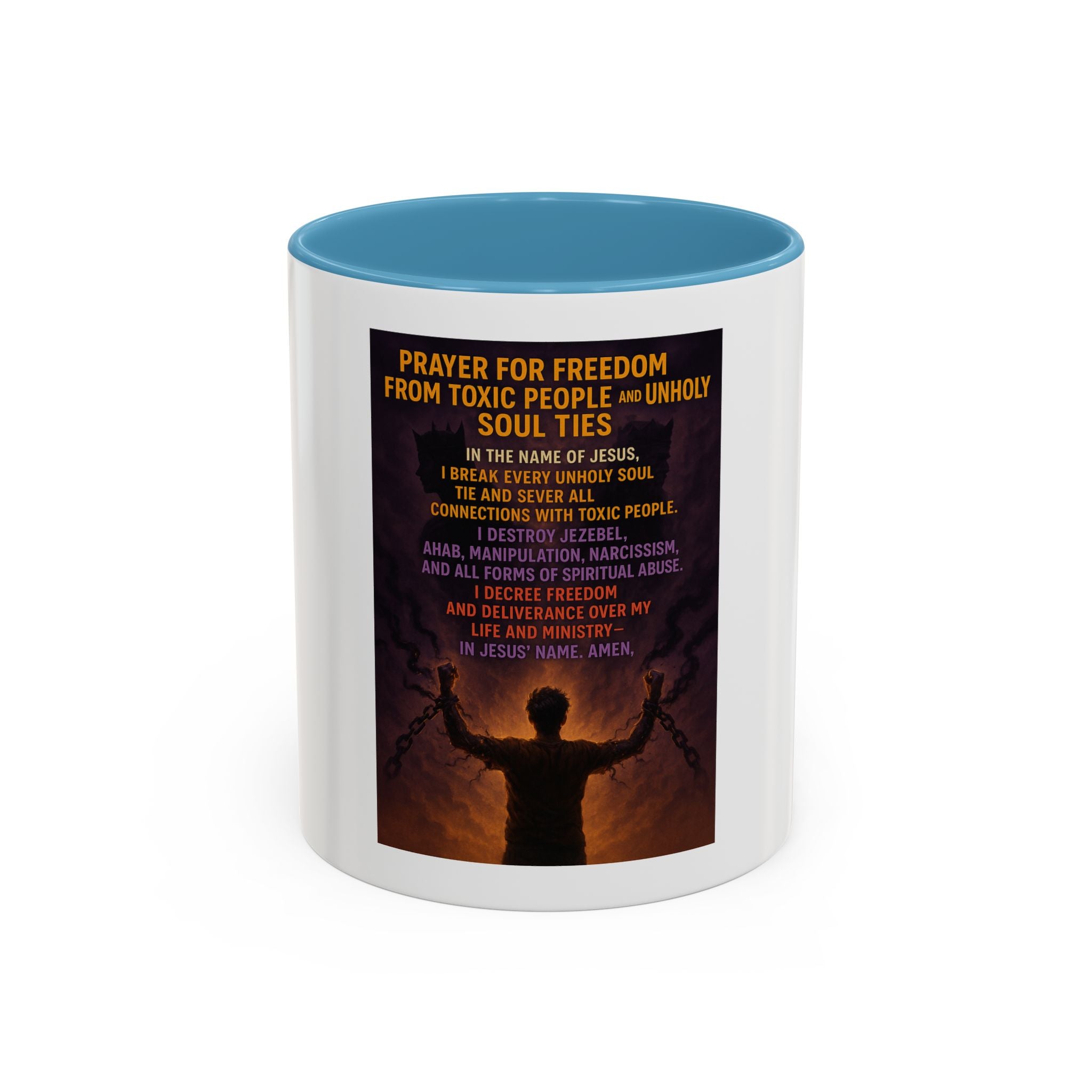 Inspirational Prayer Coffee Mug for Freedom