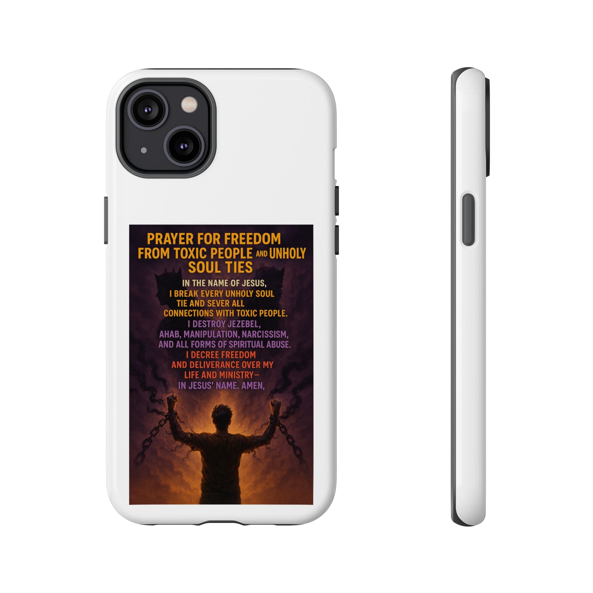 Tough Cases: Empowering Phone Case with Inspirational Prayer