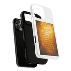 Inspirational Phone Case: Walk in Freedom and Fire