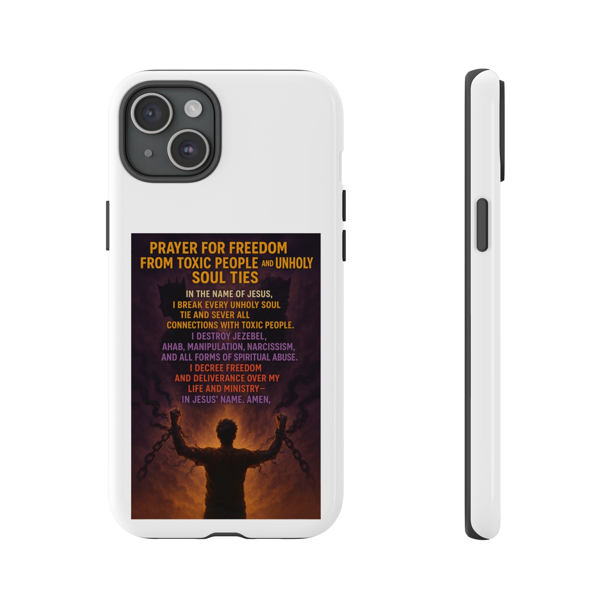 Tough Cases: Empowering Phone Case with Inspirational Prayer