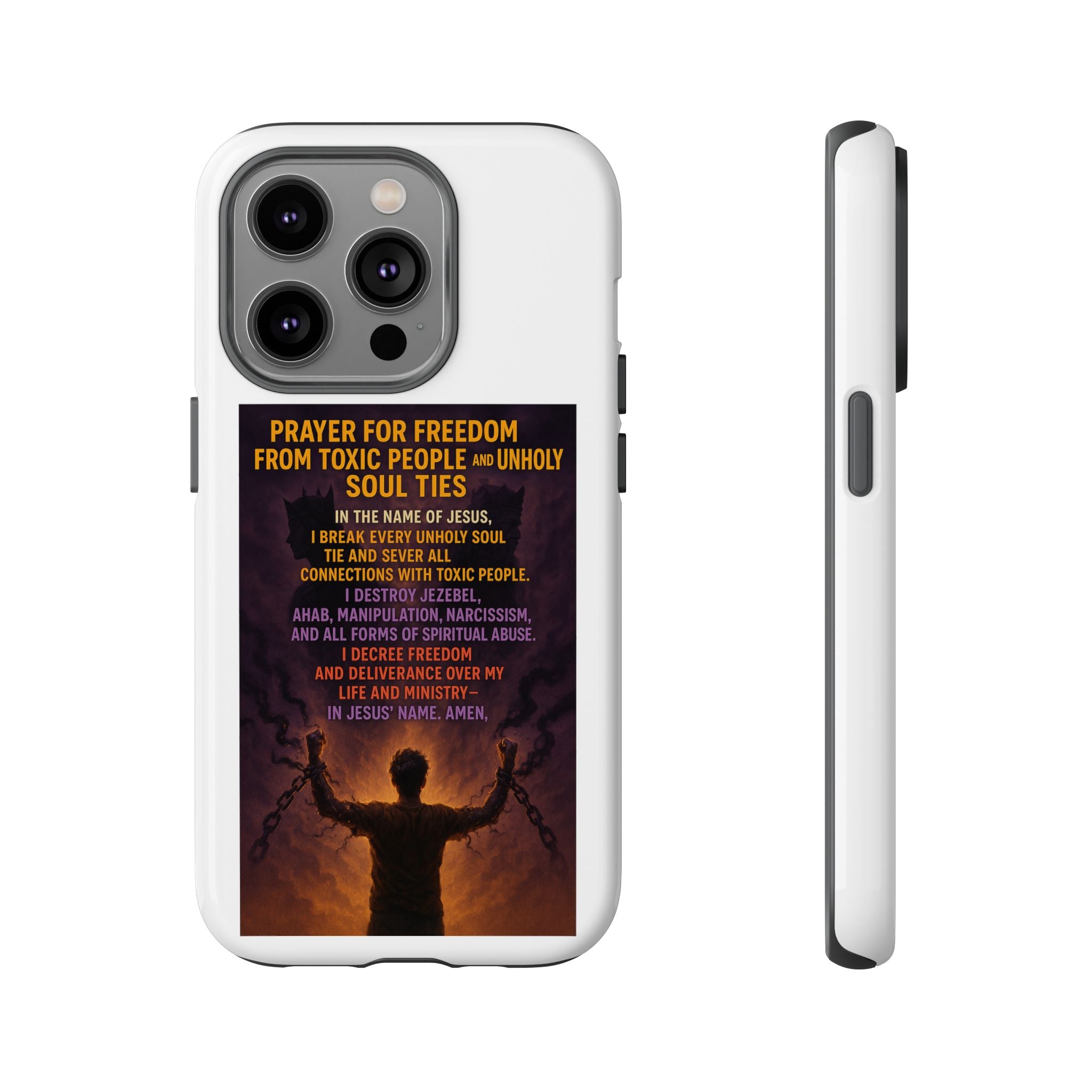 Tough Cases: Empowering Phone Case with Inspirational Prayer