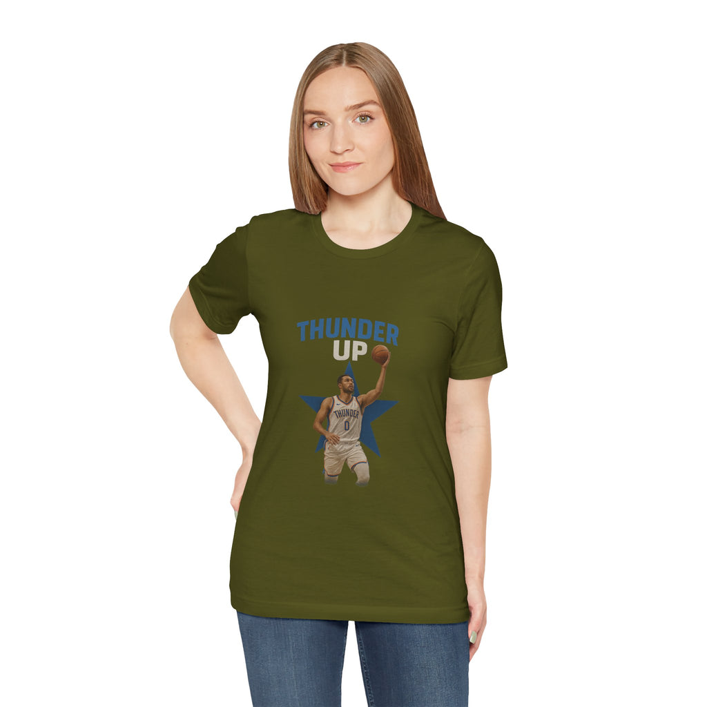 Thunder Up Basketball Tee