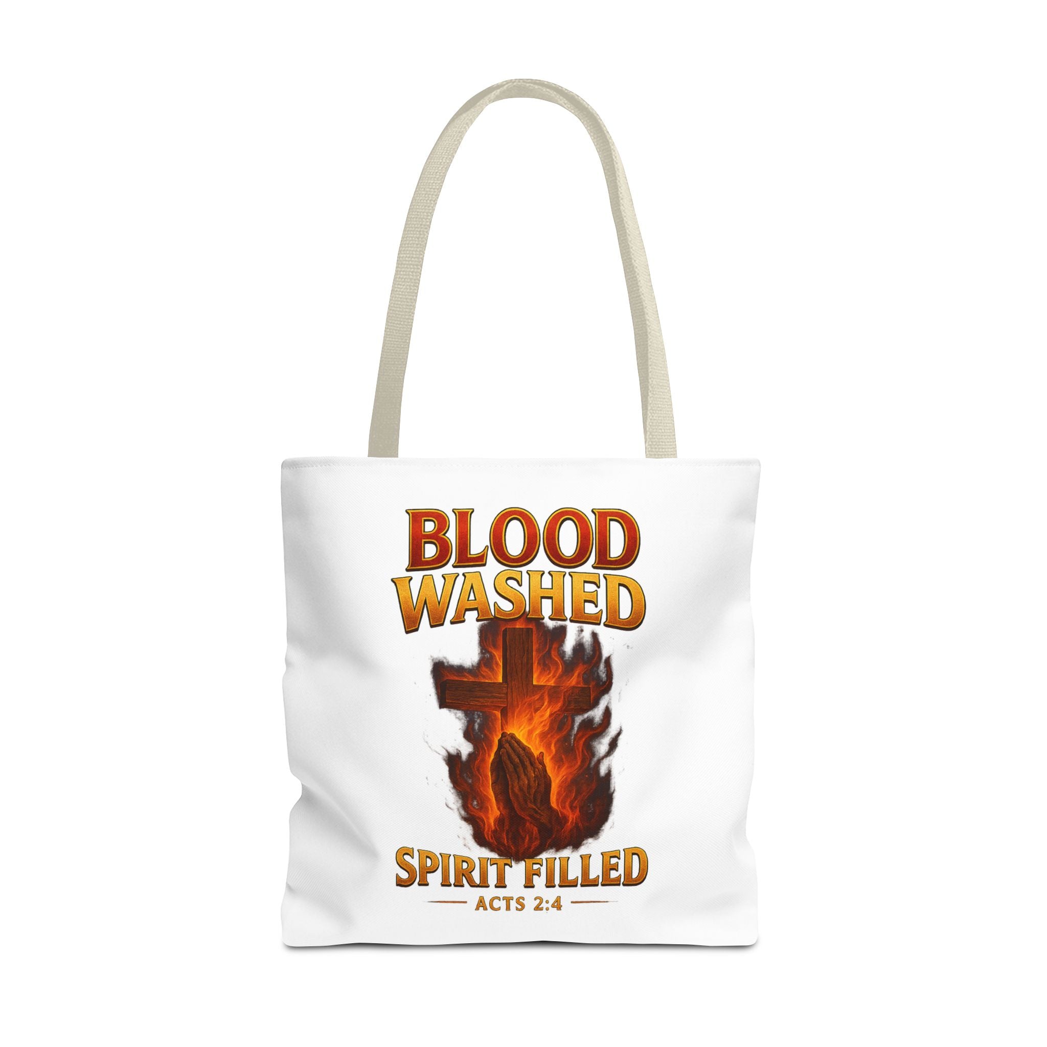 Blood Washed Spirit Filled Tote Bag
