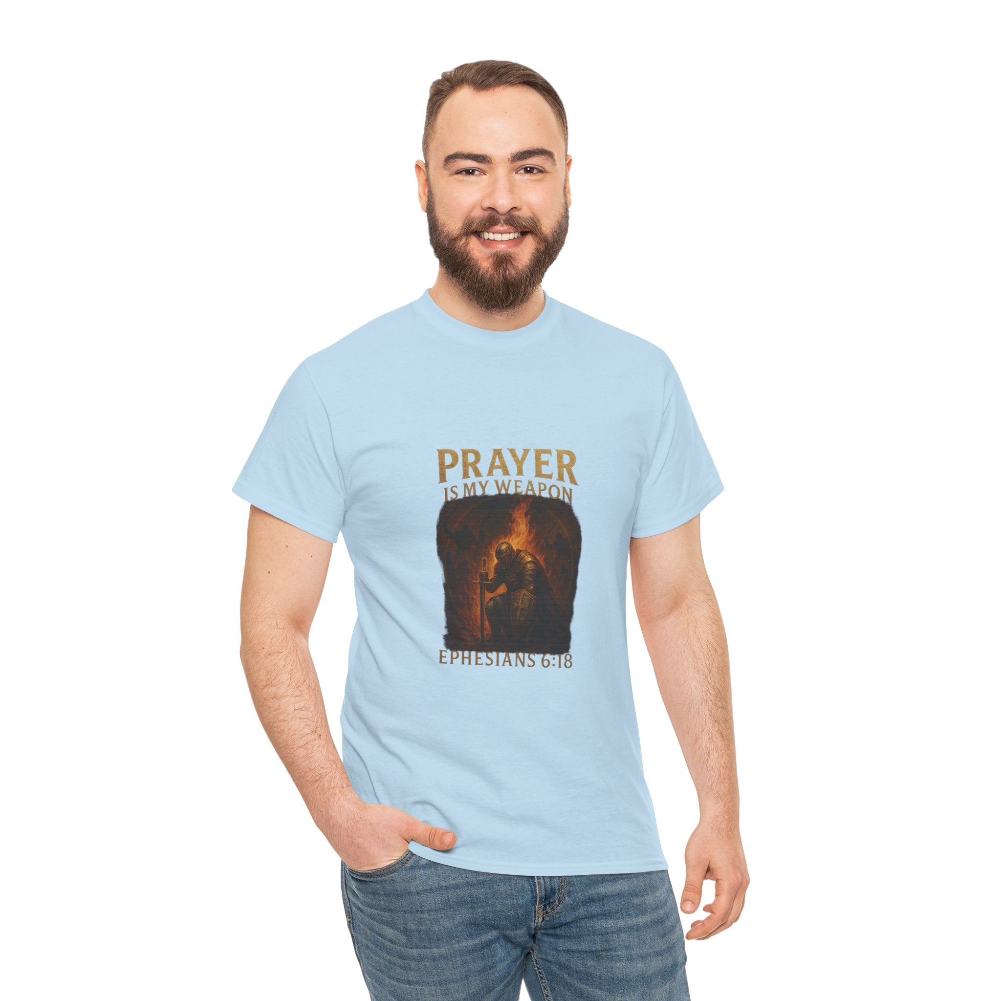 Prayer Warrior Tee, Unisex Heavy Cotton Tee