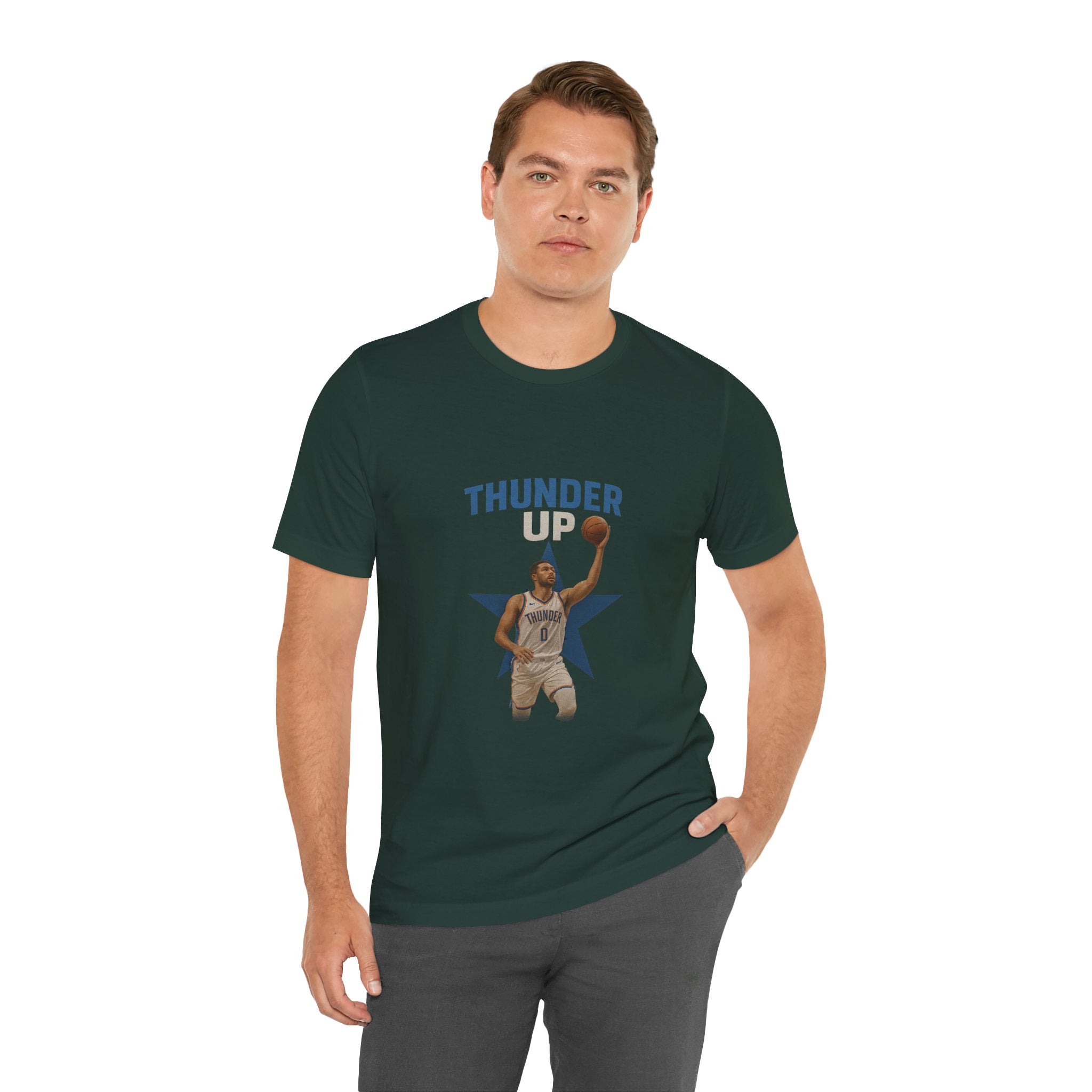 Thunder Up Basketball Tee