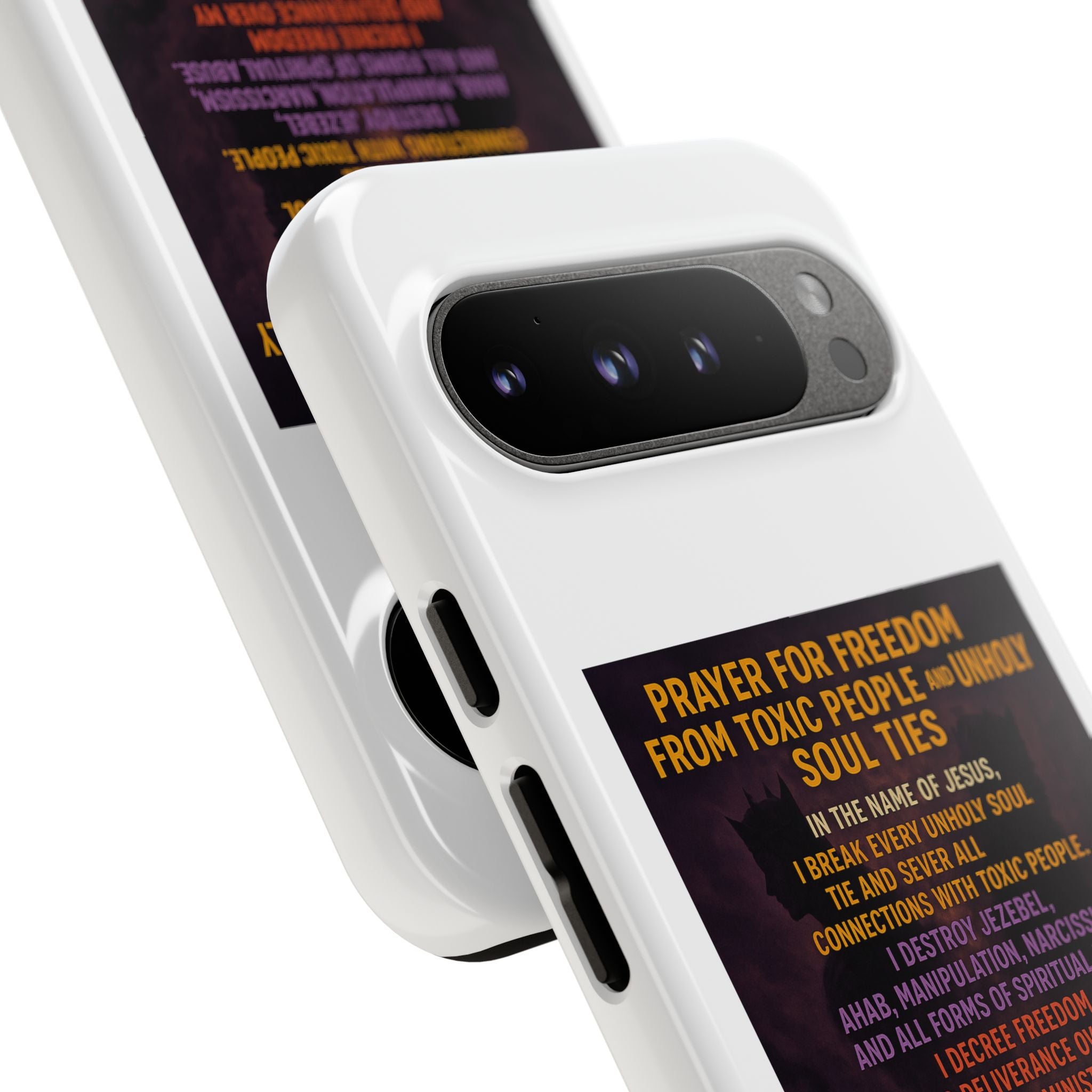 Tough Cases: Empowering Phone Case with Inspirational Prayer