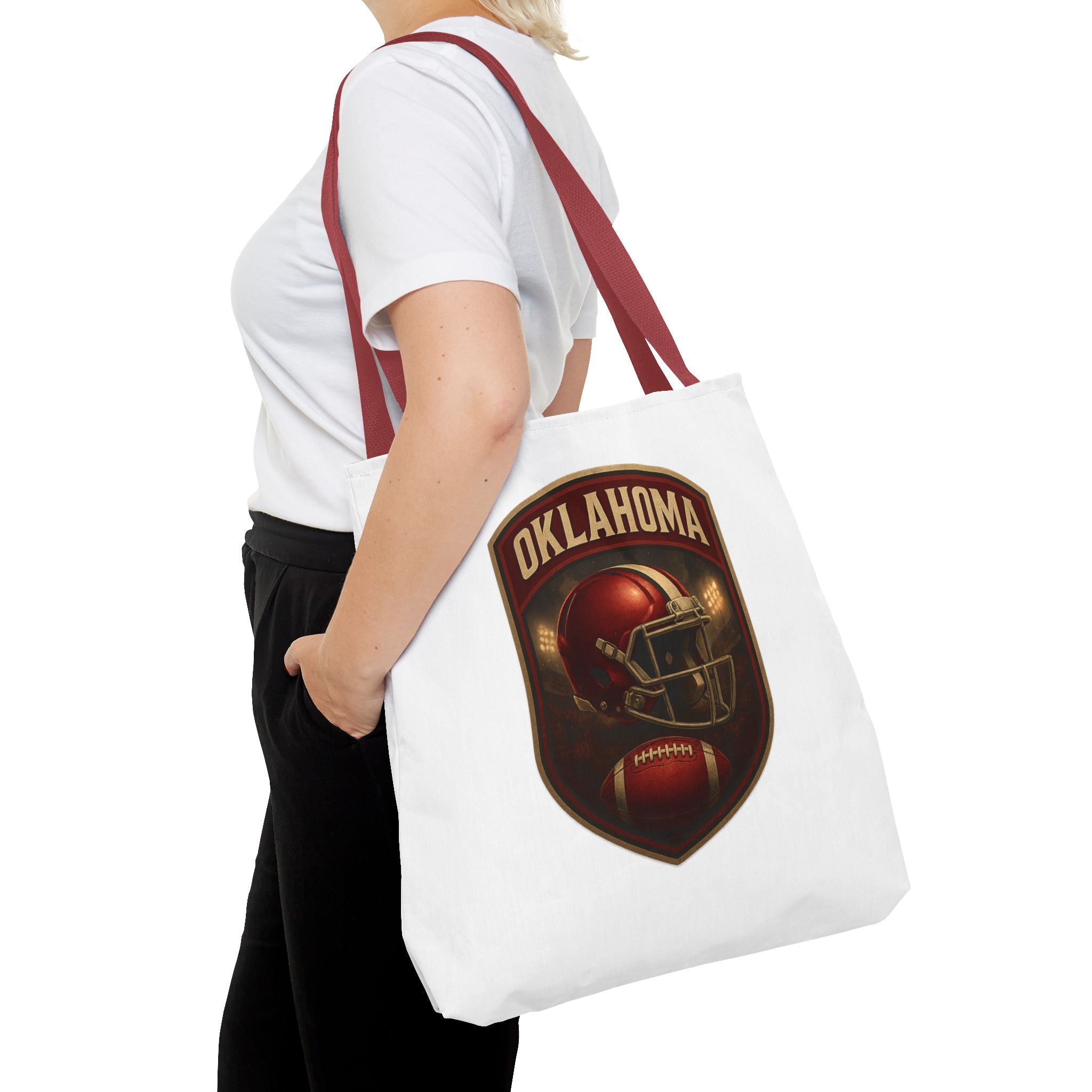 Football Themed Tote Bag, Sports Tote