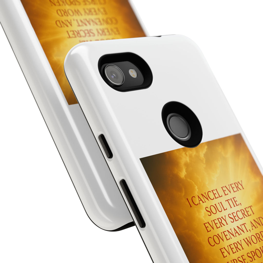 Inspirational Phone Case: Walk in Freedom and Fire