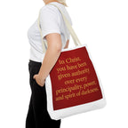 Faith-Inspired Tote Bag, Scripture Bag