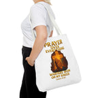 Prayer Motivational Tote Bag