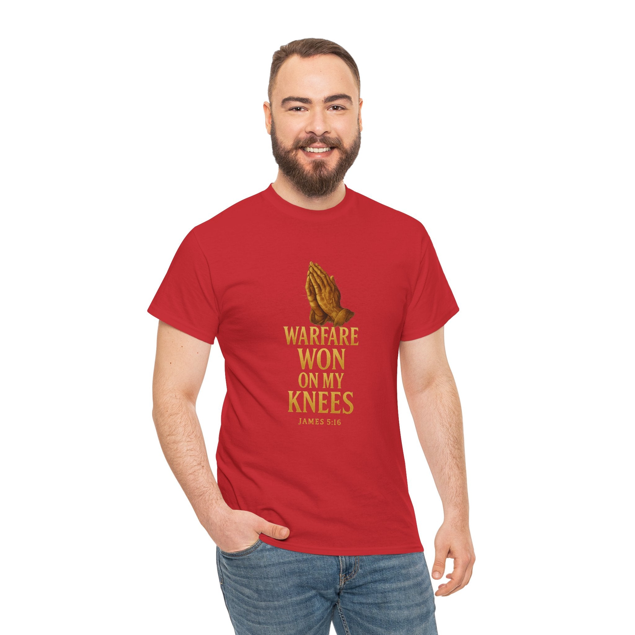Warfare Won on My Knees Unisex Tee