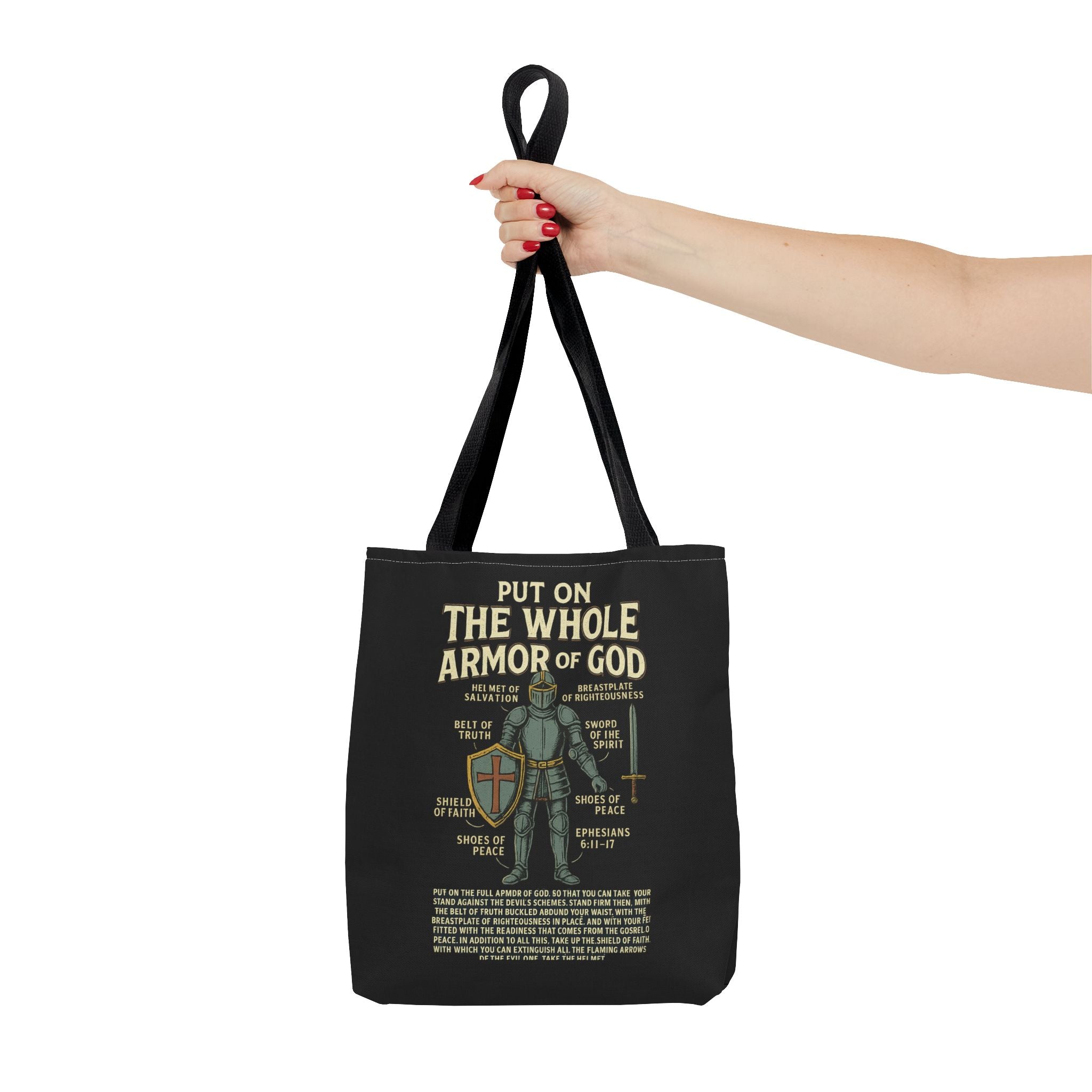 Inspirational Armor of God Tote Bag