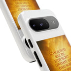 Inspirational Phone Case: Walk in Freedom and Fire