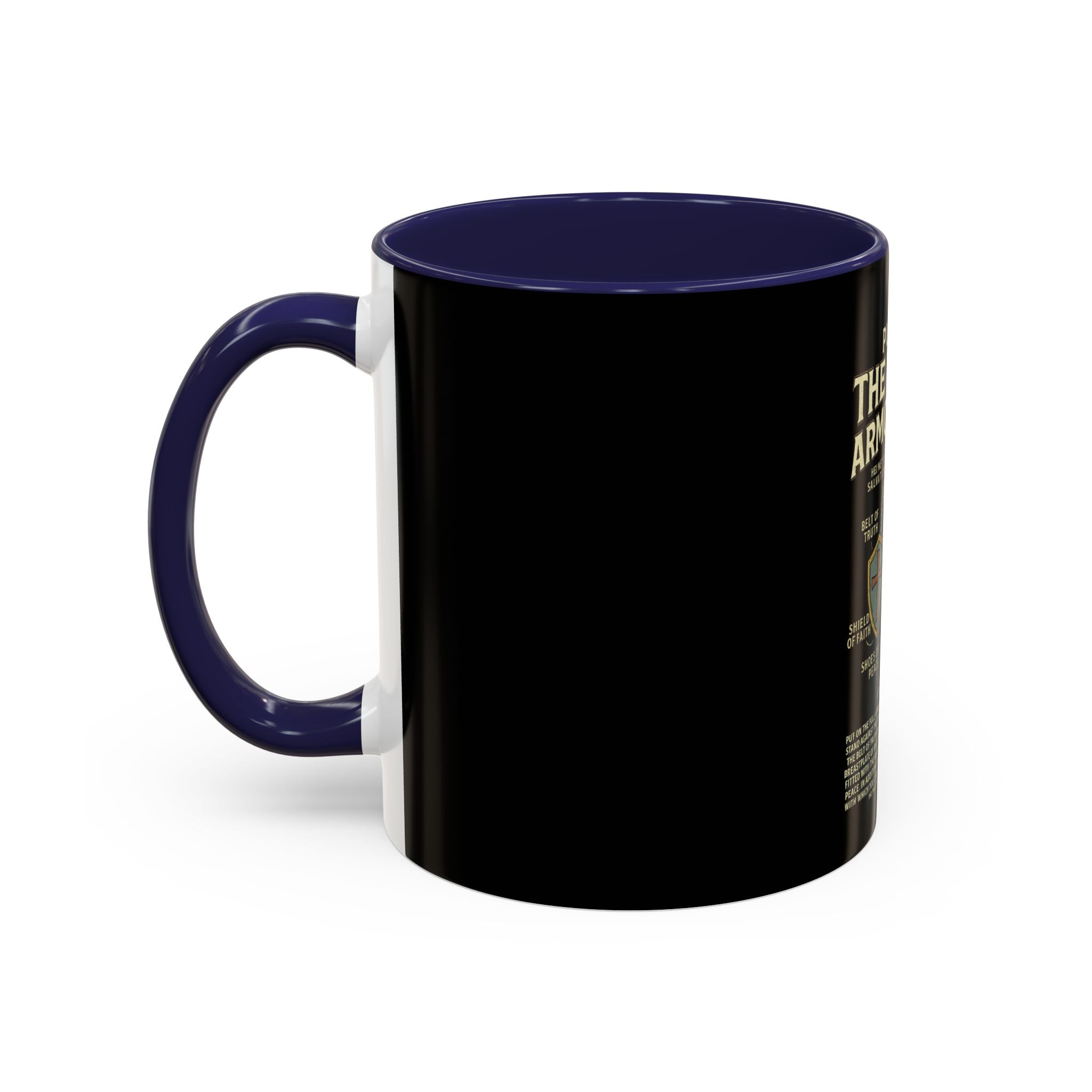 Faith-Inspired Black Coffee Mug