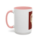 Crimson Accent Coffee Mug with OU Logo