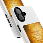 Inspirational Phone Case: Walk in Freedom and Fire