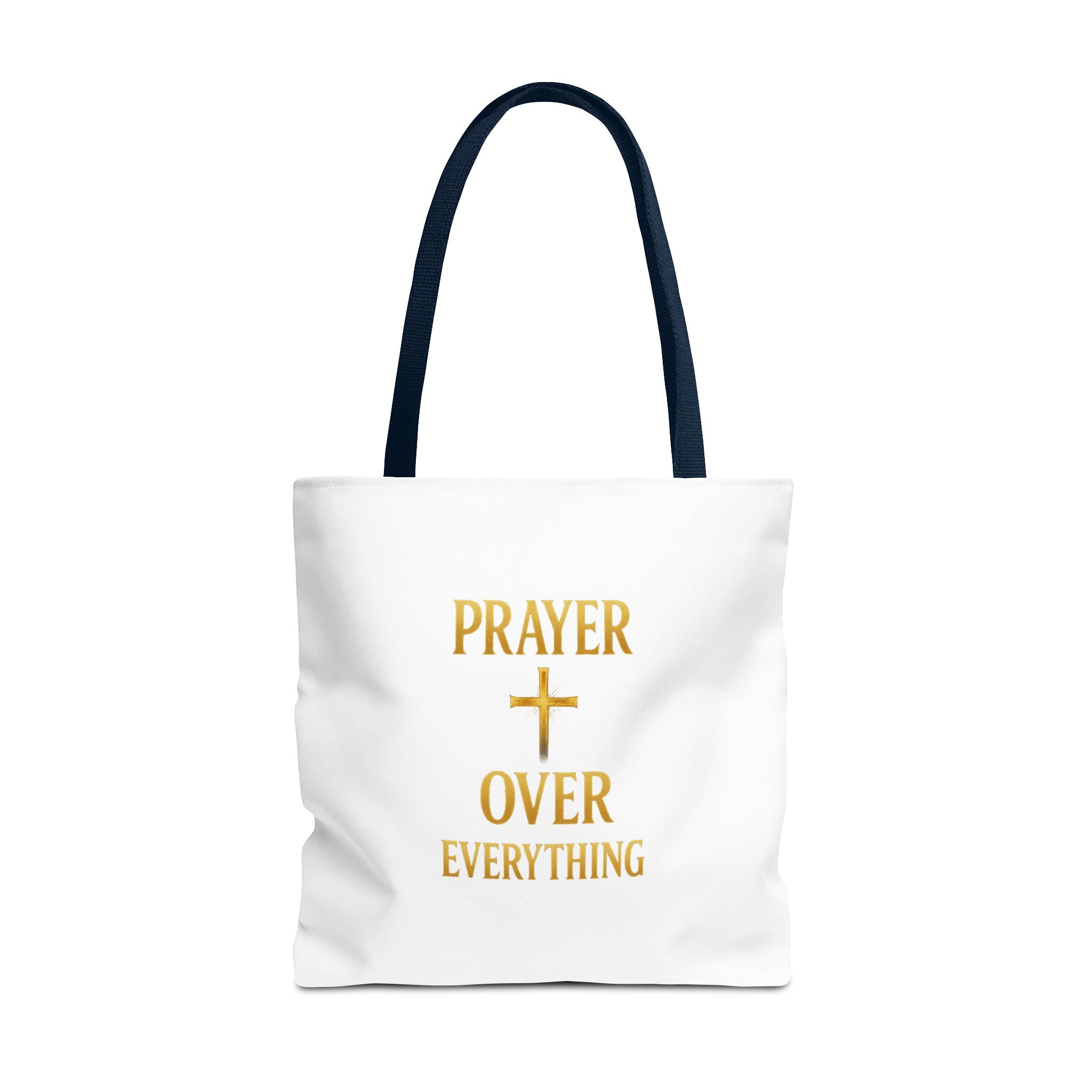 Faith-Inspired Tote Bag - "Prayer Over Everything"