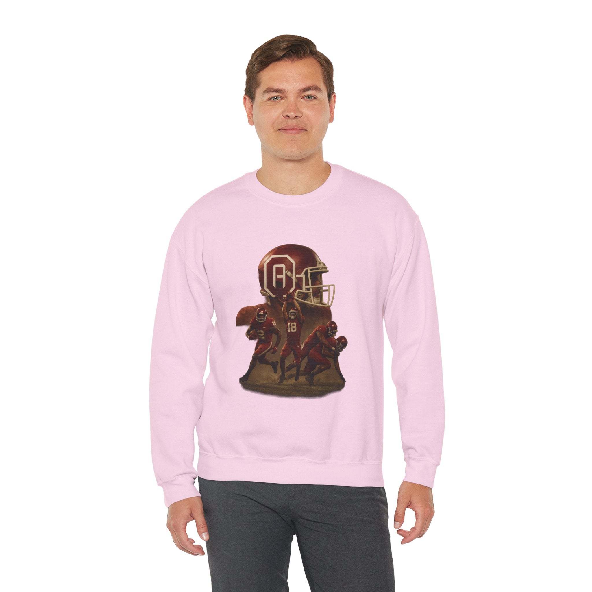Vintage Football Crewneck Sweatshirt