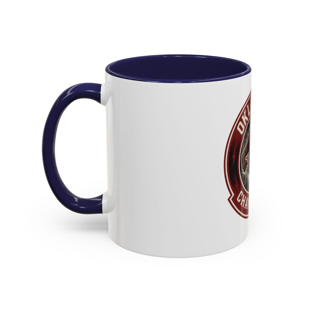 Oklahoma Champions Accent Coffee Mug