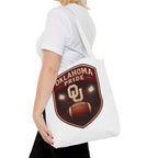 Oklahoma Pride Football Tote Bag