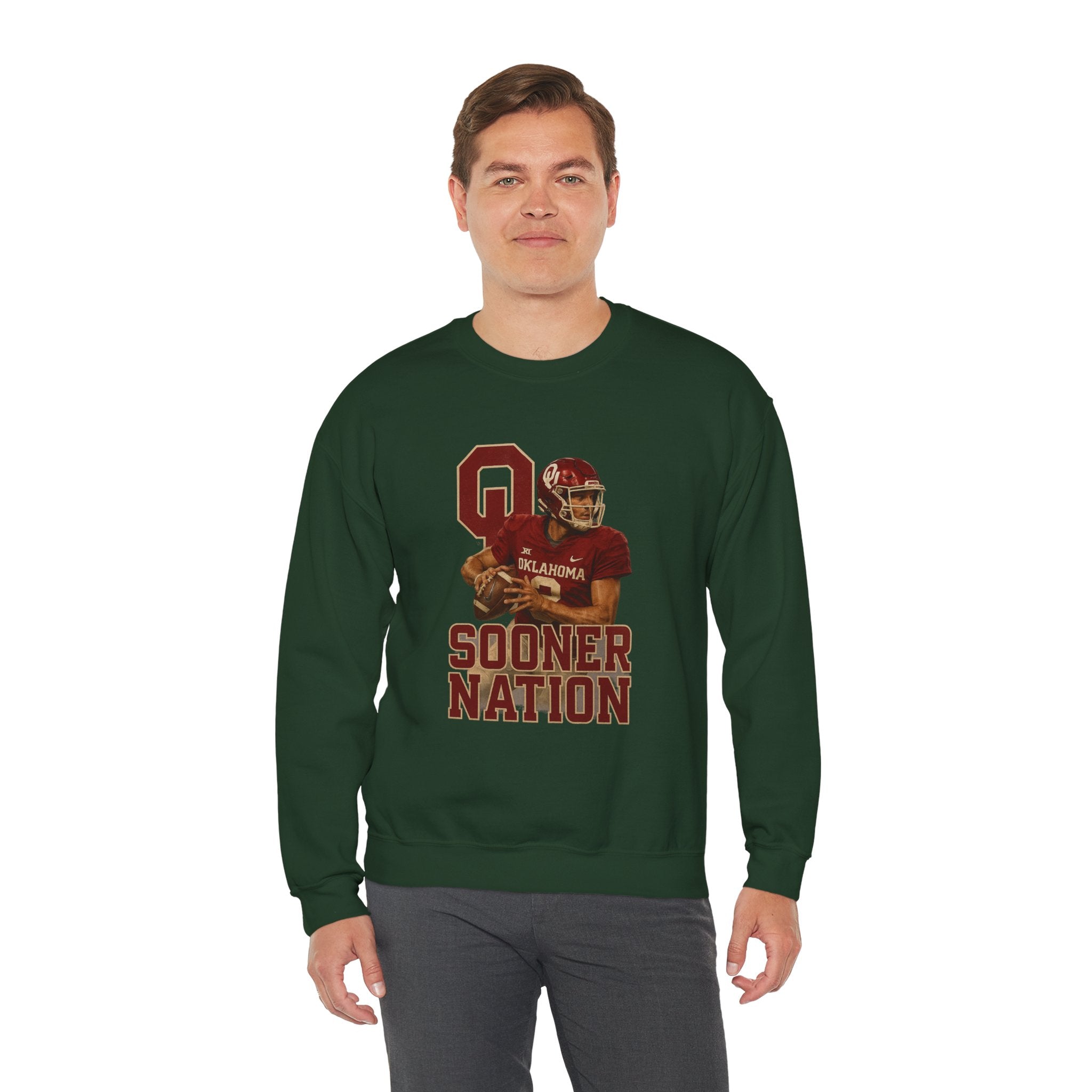 Bold Sooner Nation Crewneck Sweatshirt