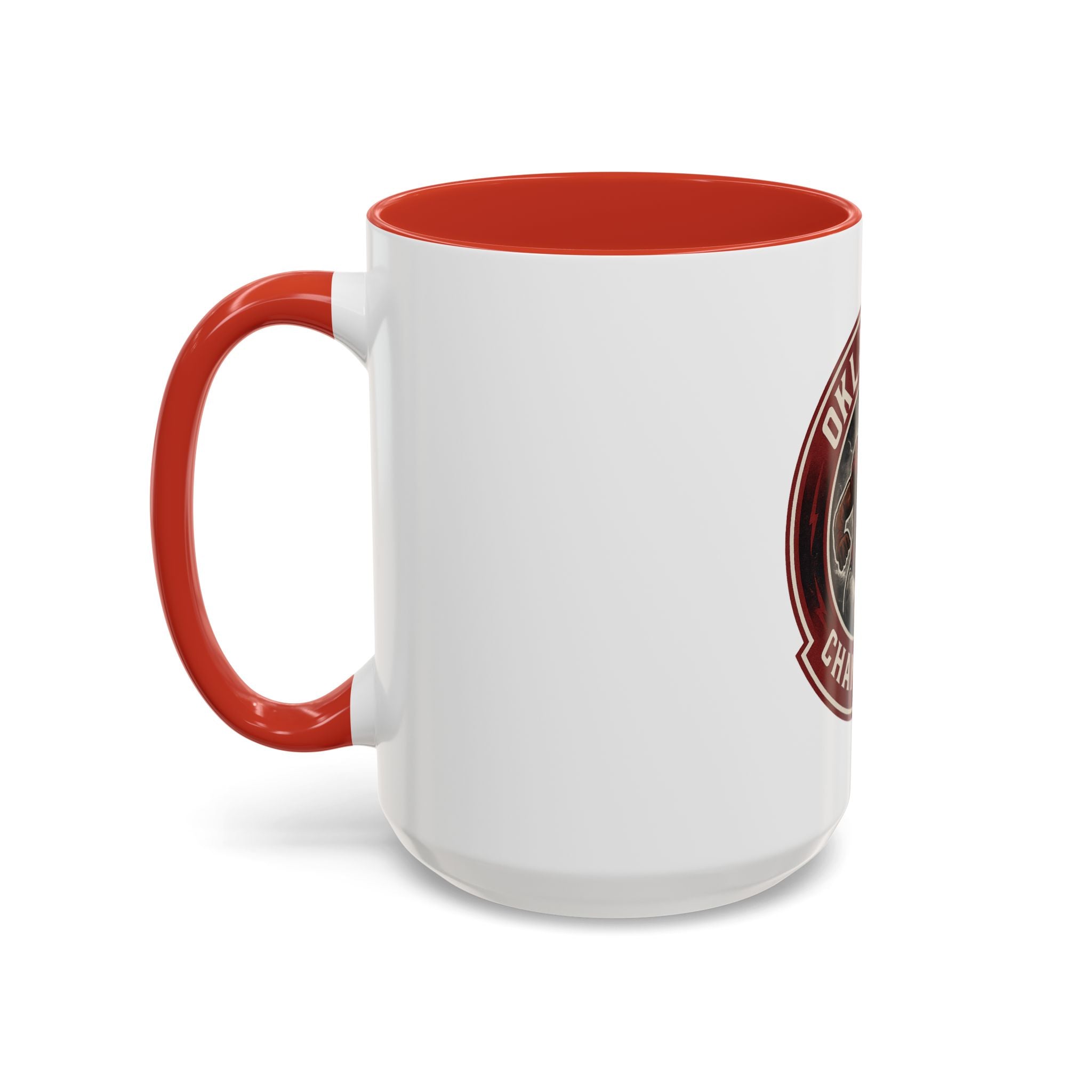 Oklahoma Champions Accent Coffee Mug