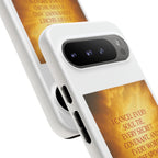 Inspirational Phone Case: Walk in Freedom and Fire