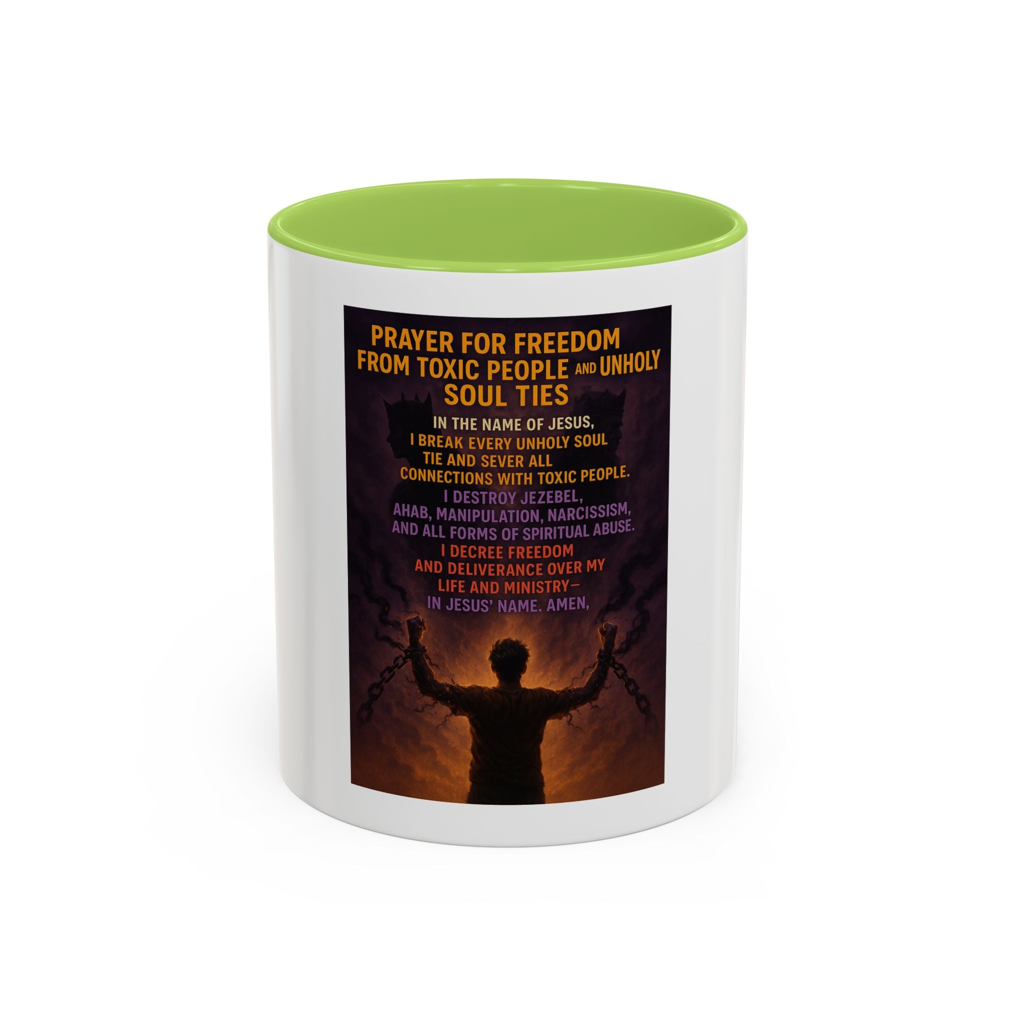 Inspirational Prayer Coffee Mug for Freedom
