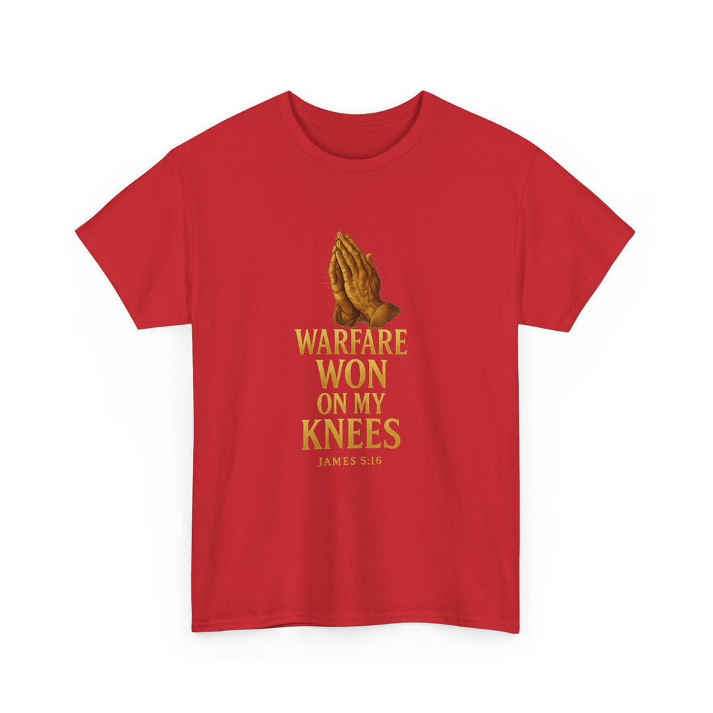 Warfare Won on My Knees Unisex Tee