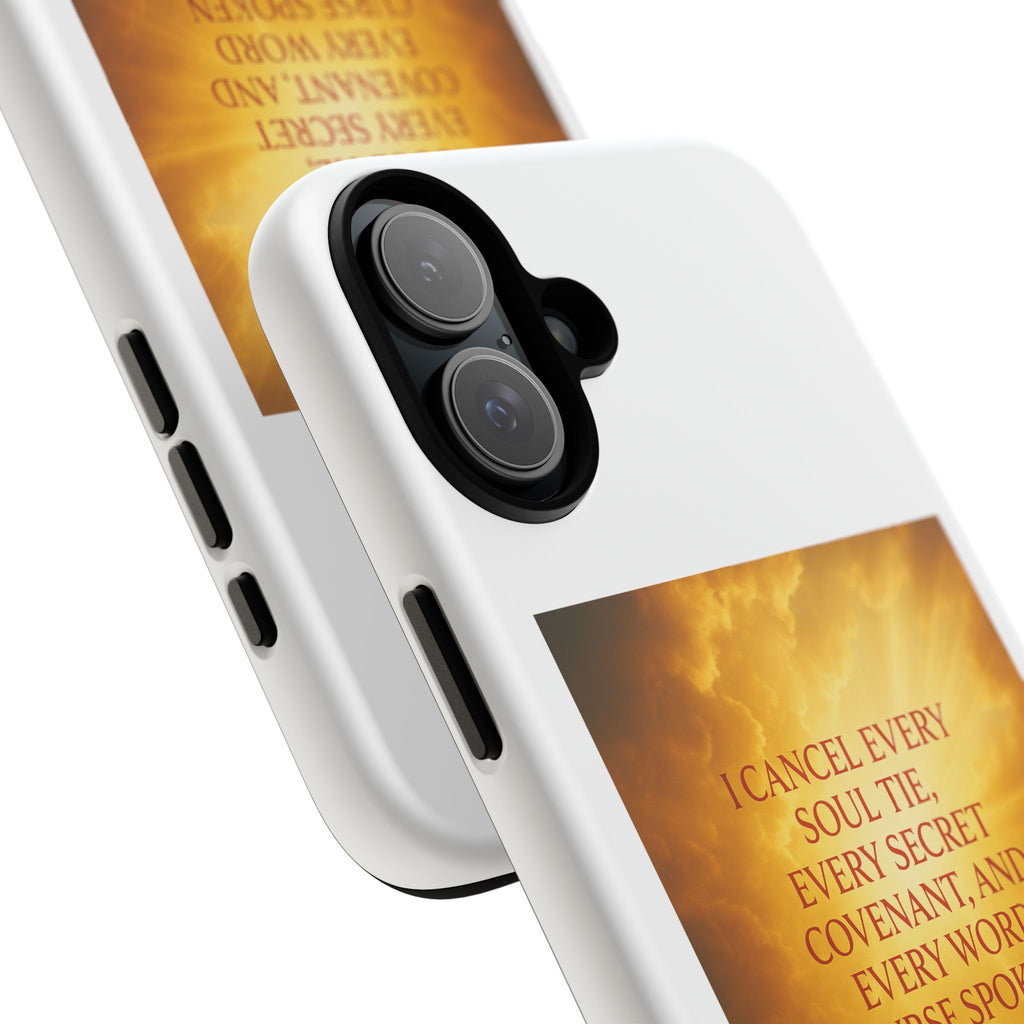 Inspirational Phone Case: Walk in Freedom and Fire