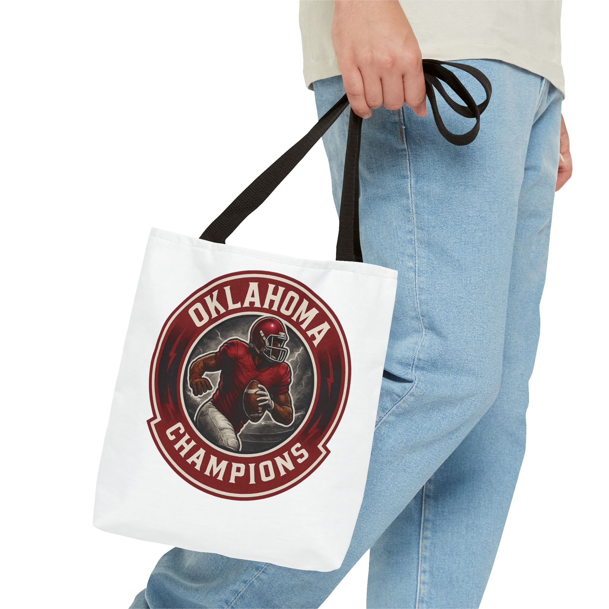 Oklahoma Champions Tote Bag, Sports Fan Tote