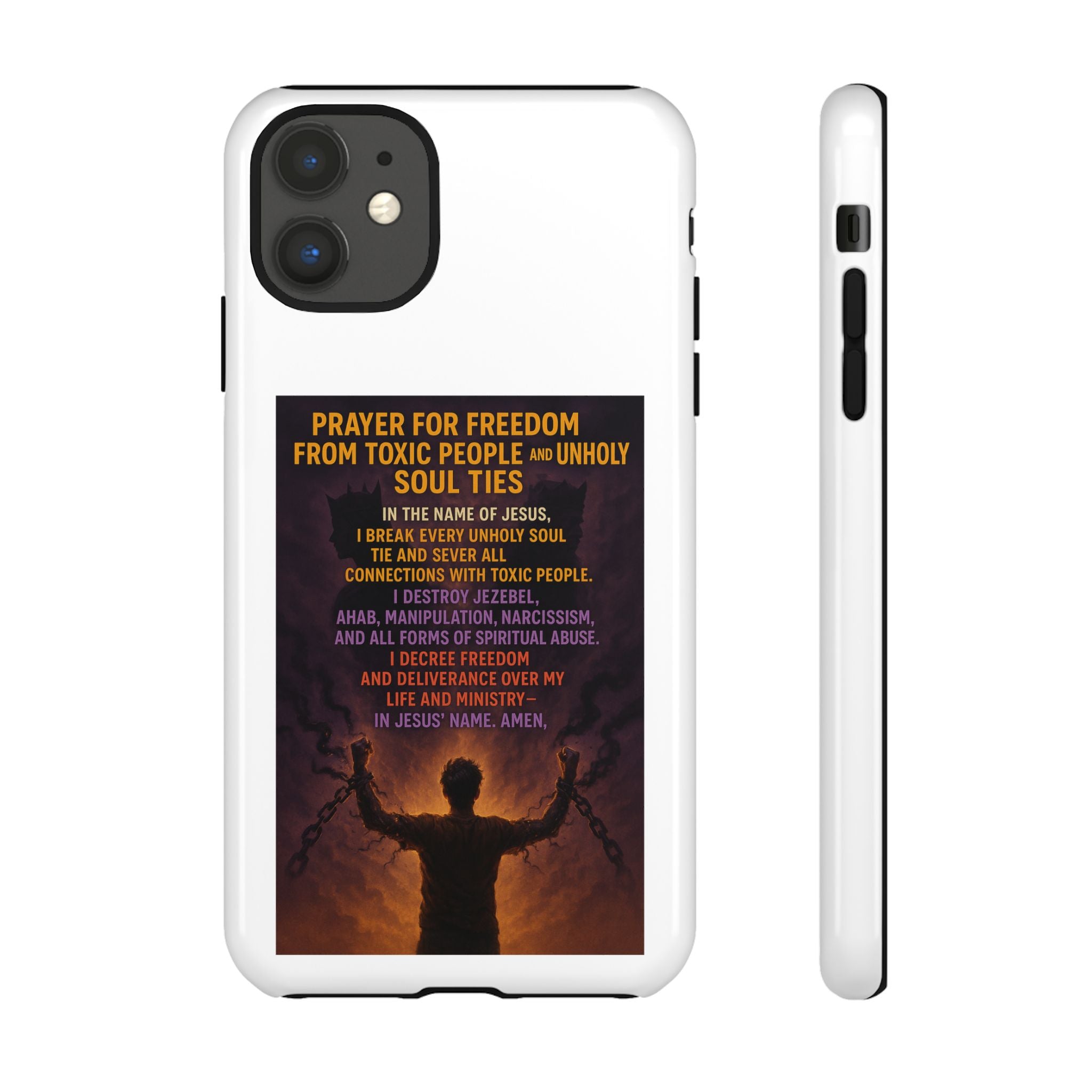 Tough Cases: Empowering Phone Case with Inspirational Prayer