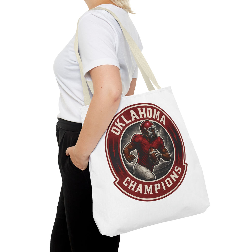 Oklahoma Champions Tote Bag, Sports Fan Tote