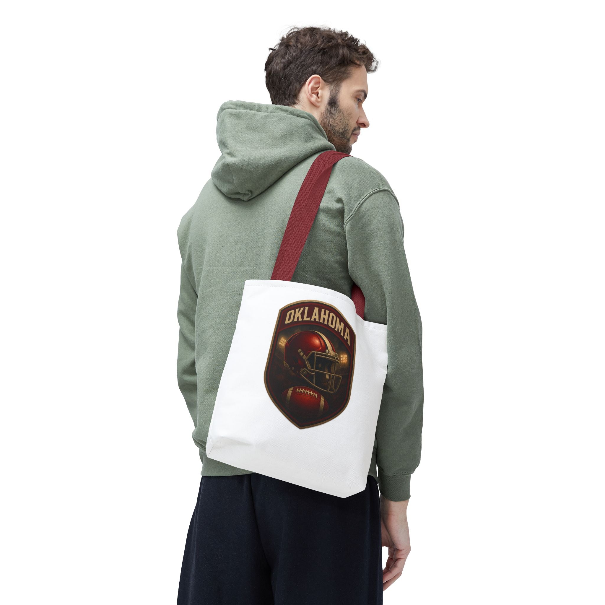 Football Themed Tote Bag, Sports Tote