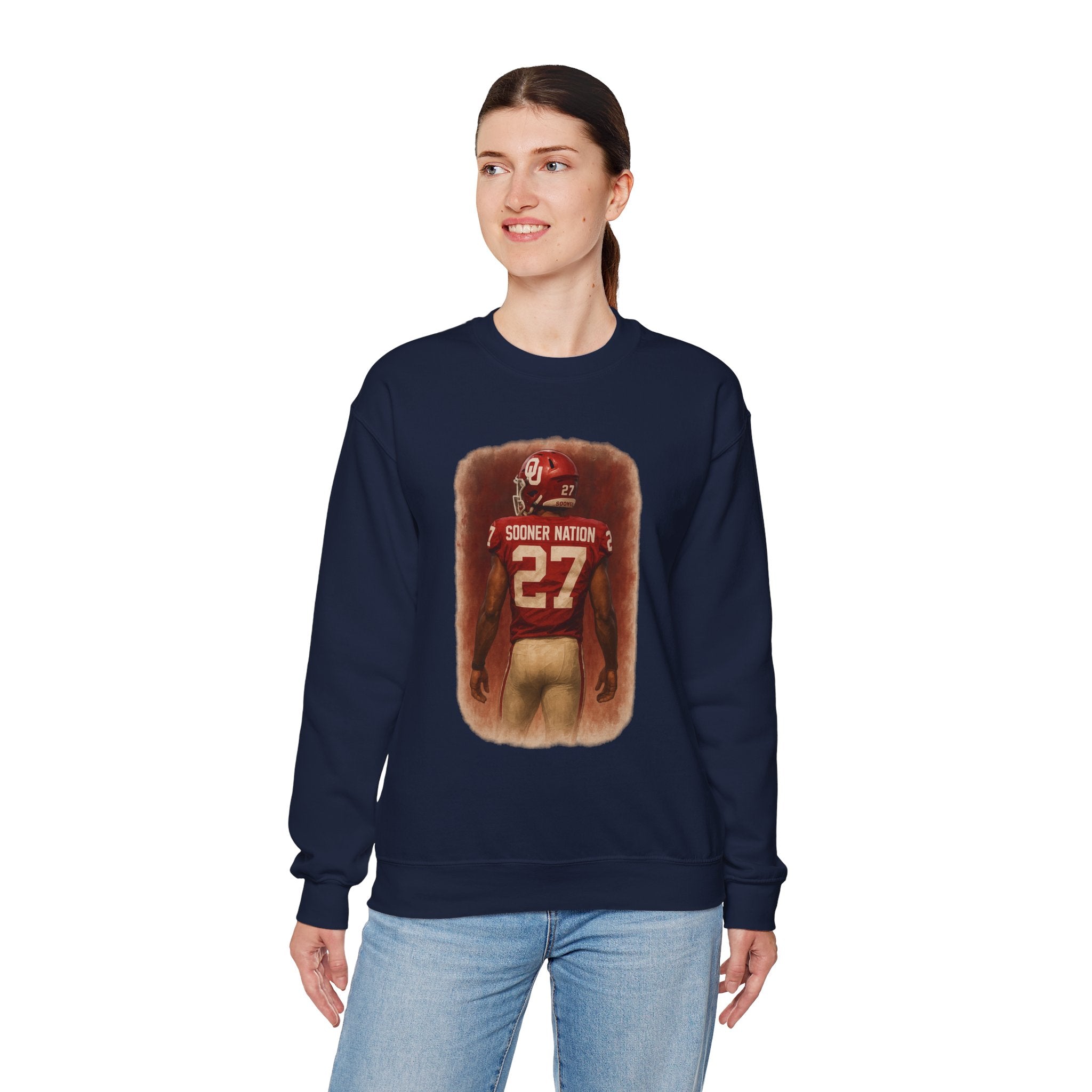 Sporty Outdoor Crewneck Sweatshirt