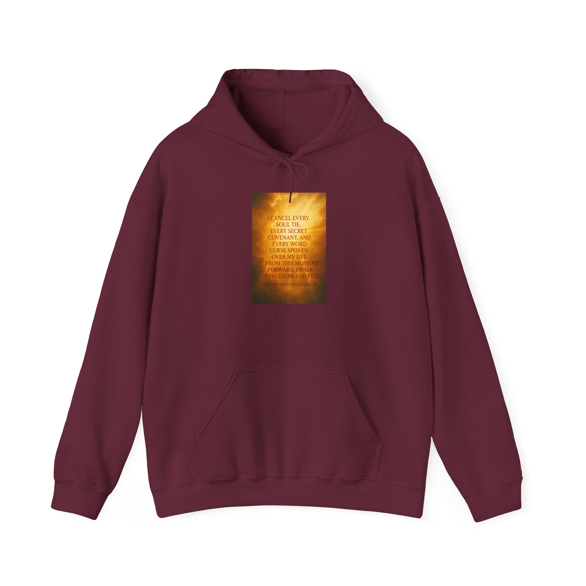 Inspirational Quote Hooded Sweatshirt
