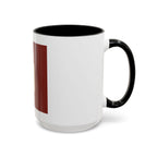 Crimson Accent Coffee Mug with OU Logo