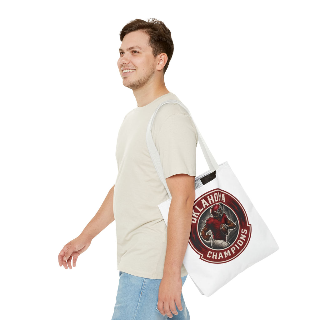 Oklahoma Champions Tote Bag, Sports Fan Tote