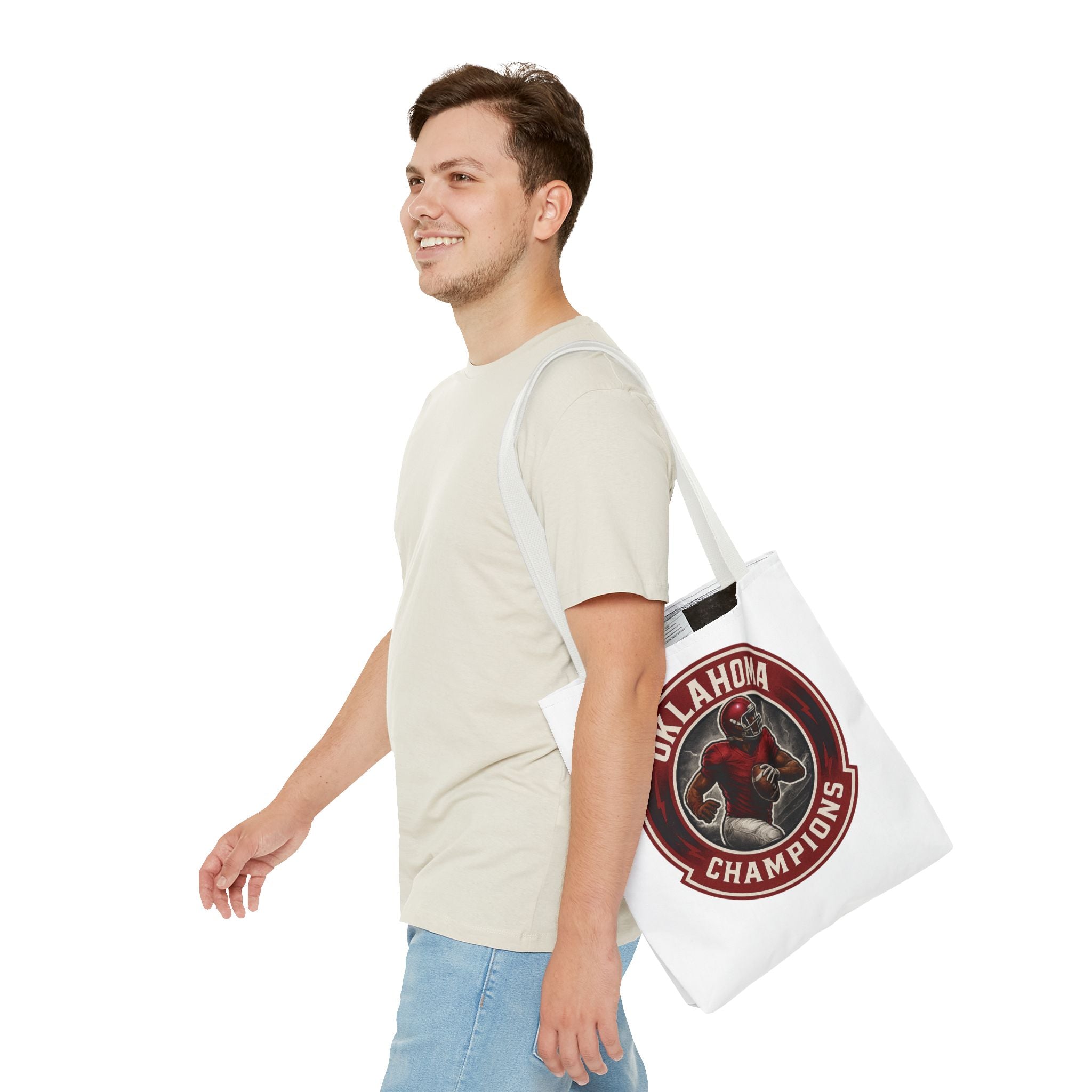 Oklahoma Champions Tote Bag, Sports Fan Tote