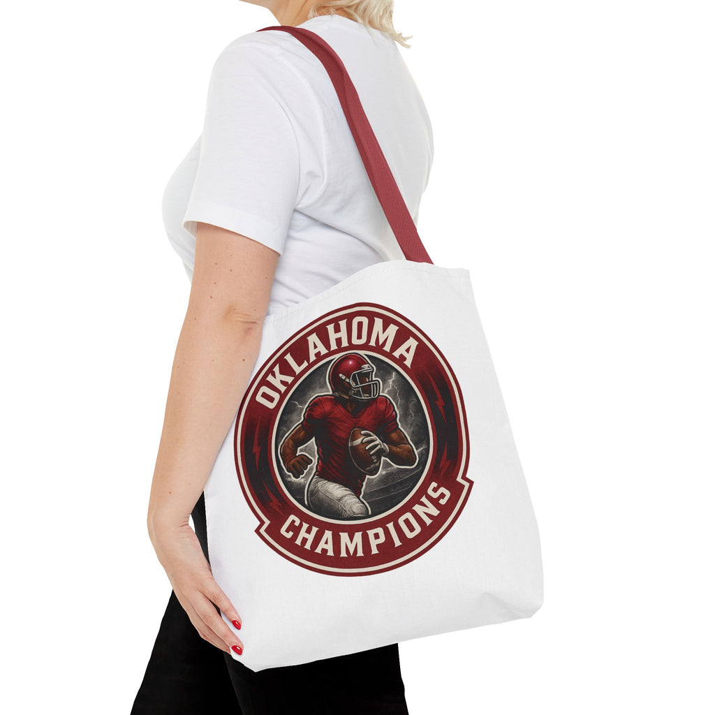 Oklahoma Champions Tote Bag, Sports Fan Tote