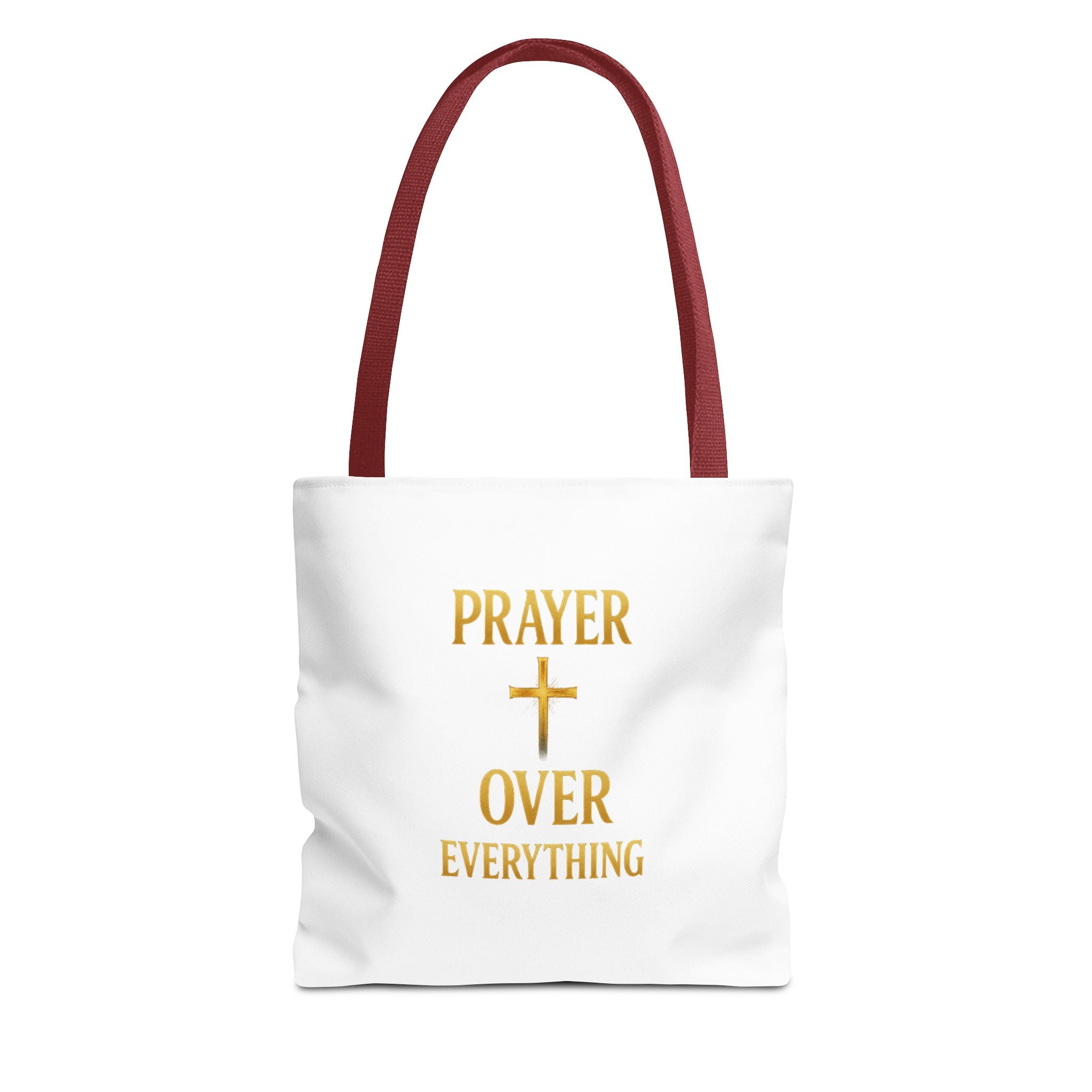 Faith-Inspired Tote Bag - "Prayer Over Everything"