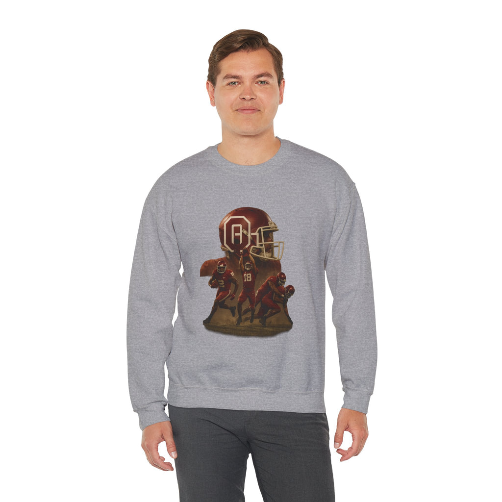 Vintage Football Crewneck Sweatshirt