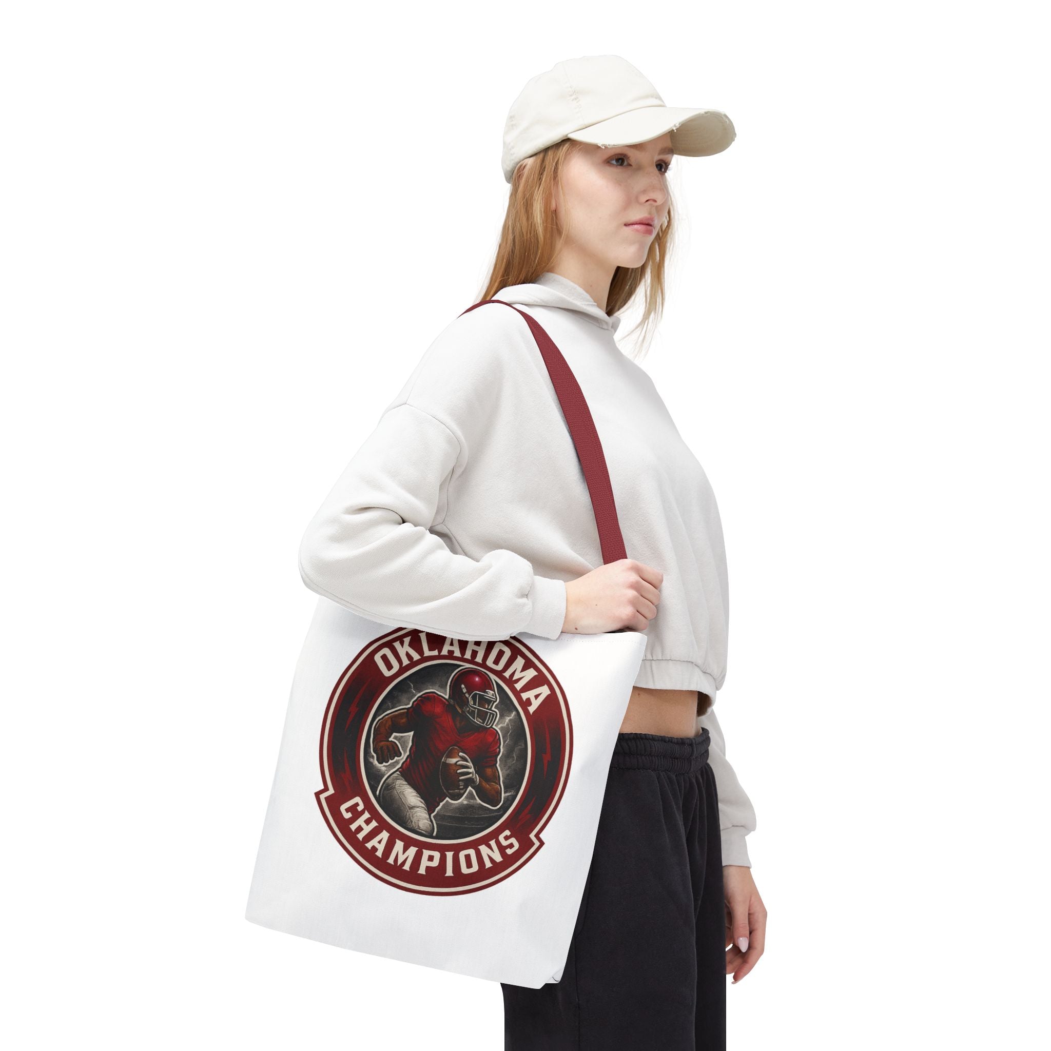 Oklahoma Champions Tote Bag, Sports Fan Tote