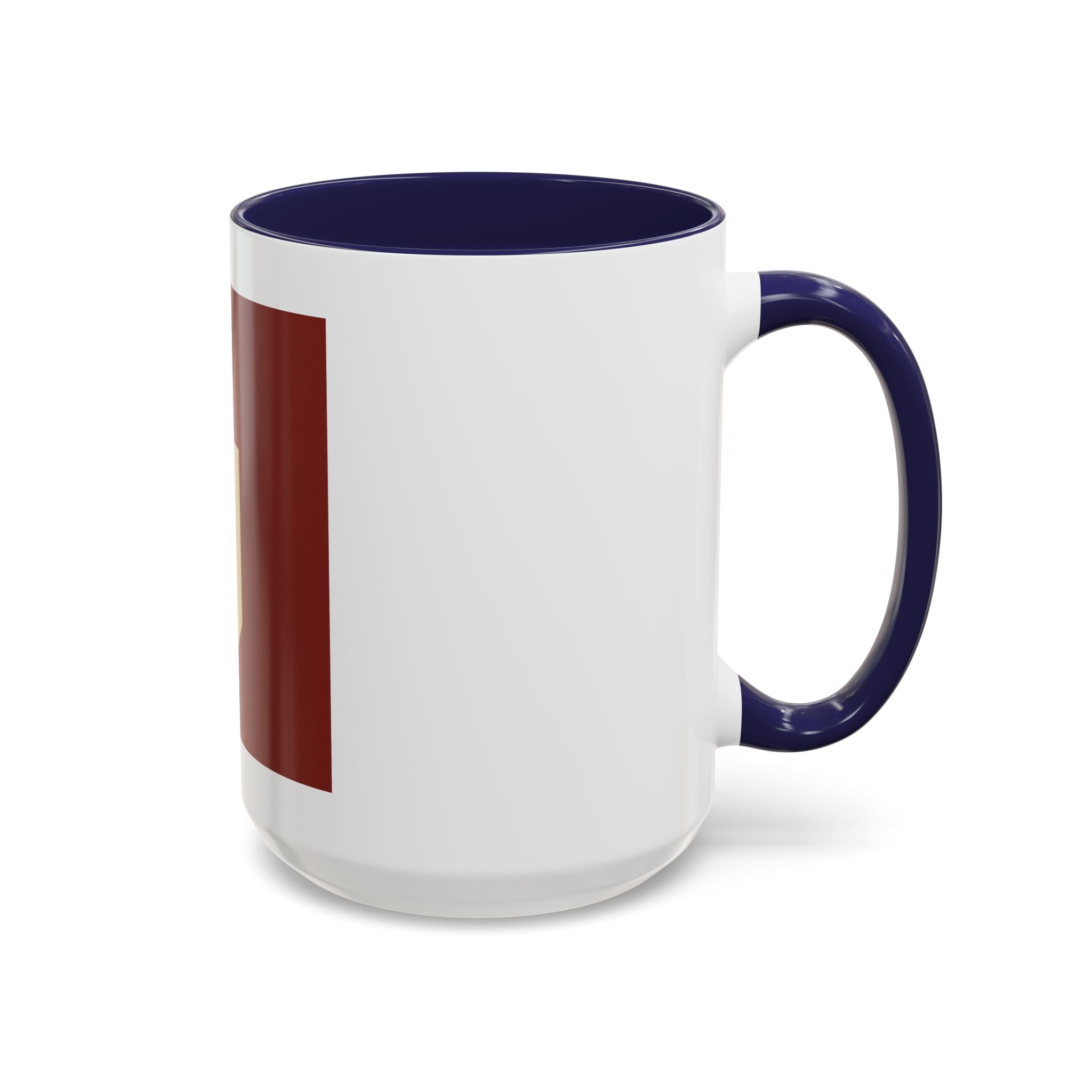 Crimson Accent Coffee Mug with OU Logo